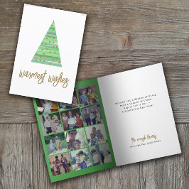 12写真 – 最も暖かい願いクリスマスツリーオーナメント シーズンカード