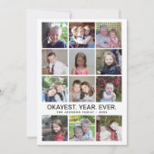 12写真 – Okayest Year Ever 2020白黒 シーズンカード (正面)