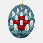 12匹の猫がドラムを叩く…オーナメント(両面) セラミックオーナメント (右)