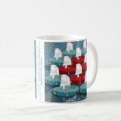 12匹の猫のドラムをたたくこと… 休日 コーヒーマグカップ (正面右)