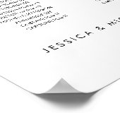 12台のテーモダンブルで座席表を確認 ポスター (角)