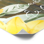 12台の木製素朴ひまわりフォトシーティング ポスター (角)