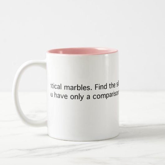 12同一の大理石 ツートーンマグカップ (左)