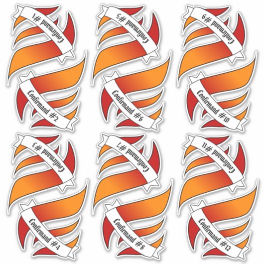 12名前の確認シール シール (正面)