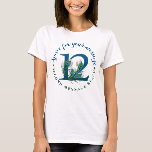 12周年記念の孔雀の羽 Tシャツ (正面)