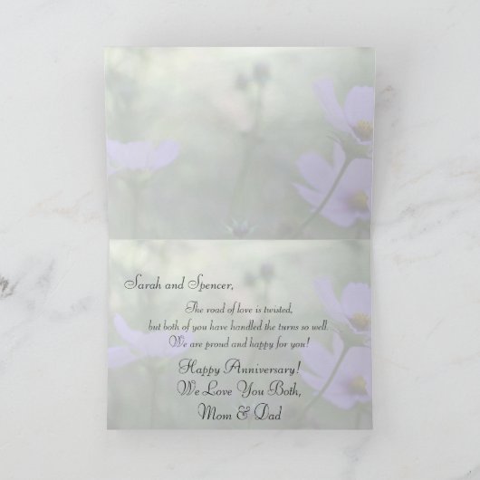 12周年記念カード カード (内部)