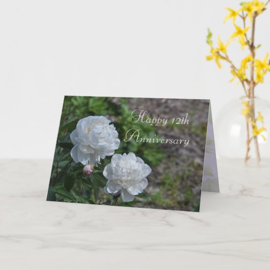 12周年記念カード カード (黄色い花)