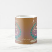 12周年記念結婚シルク&翡翠 コーヒーマグカップ (中央)