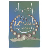 12周年記念結婚黒真珠 ミディアムペーパーバッグ (裏面)