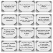 12回の悲嘆引用文のバラコーナーフレームスケッチ シール (正面)