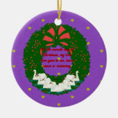 12回の日コレクション：7日目 セラミックオーナメント (正面)