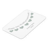 12回目の結婚シルクの記念品 マグネット (左側)