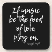 12夜シェークスピア音楽の愛遊 コースター (正面)