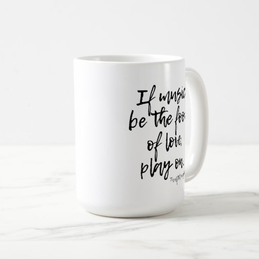 12夜シェークスピア音楽の愛遊 コーヒーマグカップ (正面右)