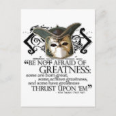 12夜引用文 ポストカード (正面)