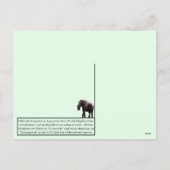 12威厳がある – ワールドエレファントデー シーズンポストカード (裏面)