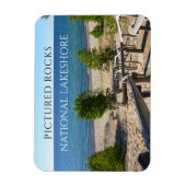 12年のビーチ、写真の岩石磁石へのステップ マグネット (縦)