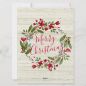 12年のレビュー聖降誕祭12日の写真を編集可能 シーズンカード (裏面)