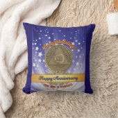 12年名前をカスタムするオウム記念日ミラクル クッション (ブランケット)