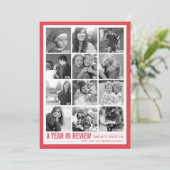 12年目のフォトコラージュホリデーカード シーズンカード (スタンド正面)