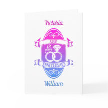 12年目の伝統的なシルクの結婚12周年記念