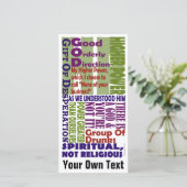 12強化スローガン サンキューカード (スタンド正面)