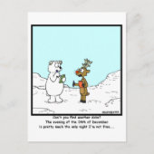 12忙し月24日 ポストカード (正面)