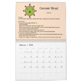 12手洗いの理由はCOVIDを含む カレンダー (2月 2026)