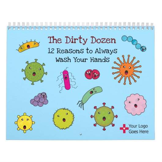 12手洗いの理由はCOVIDを含む カレンダー (カバー)