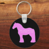 12手荷車を引く馬 キーホルダー (正面)