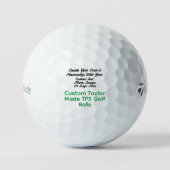 12新しいTaylorMade TP5カスタムデザイン ゴルフボール (正面)