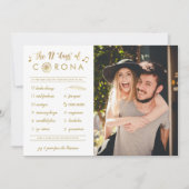 12日おもしろいのコロナフォト金ゴールド白 シーズンカード (正面)