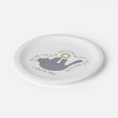 12日のカタマス5ゴールデンリングや輪クリスマス ペーパープレート (アングル)