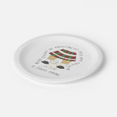 12日のカタマ11ピパーパイピングクリスマス ペーパープレート (アングル)