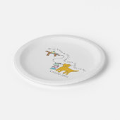 12日のカタマ4鳥がクリスマス ペーパープレート (アングル)