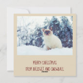 12日のカトマスがミントのフォトクリスマスカードに シーズンカード (裏面)