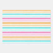 12日のクリスマスでビーチのレトロクリスマス ラッピングペーパーシート (正面)