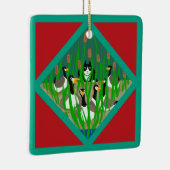 12日のクリスマスと猫6日目 セラミックオーナメント (右)