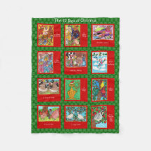 12日のクリスマスのかわいい動物