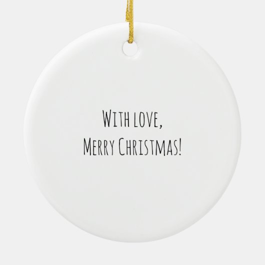 12日のクリスマスのオーナメント-ガチョウ置く6 セラミックオーナメント (裏面)