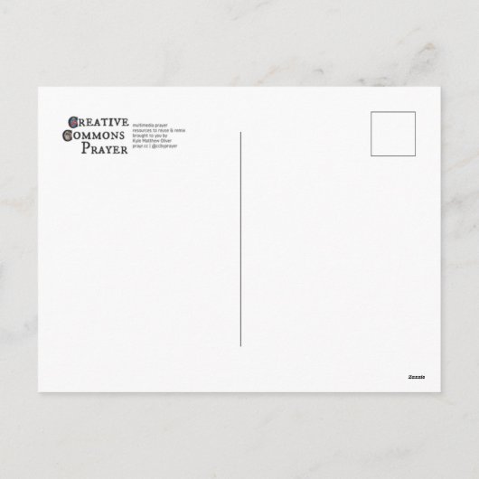 12日のクリスマスの休日の郵便はがき シーズンポストカード (裏面)