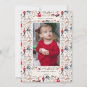 12日のクリスマスクラシック写真伝統的写真 シーズンカード (正面)