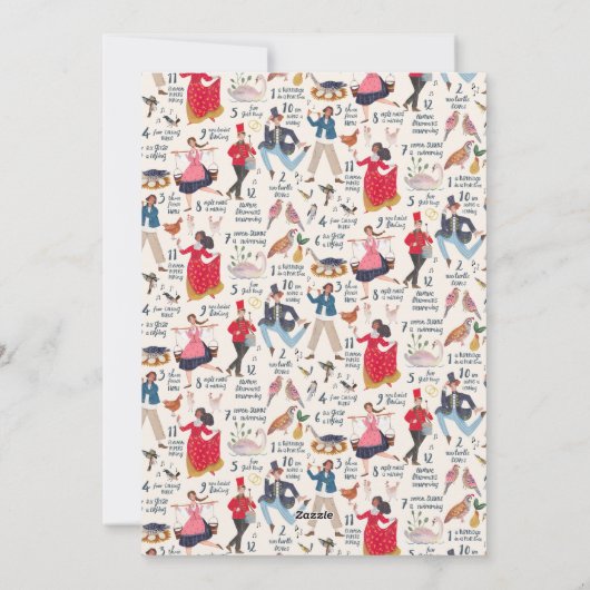 12日のクリスマスグリーン写真 シーズンカード (裏面)