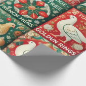 12日のクリスマステーマ ラッピングペーパー (角)