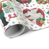 12日のクリスマスハンドメイド感じオーナメント ラッピングペーパー (ロールコーナー)