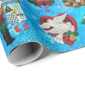 12日のクリスマスハンドメイド感じオーナメント ラッピングペーパー (ロールコーナー)