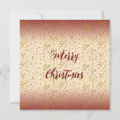 12日のクリスマスバケットリストかわいいホリデーカード 招待状 (裏面)