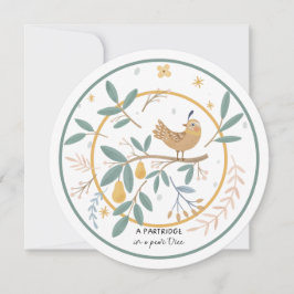 12日のクリスマスパラトリッジの梨の木 シーズンカード