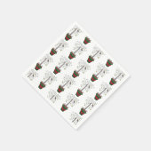 12日のクリスマスパラトリッジの梨の木 スタンダードカクテルナプキン (角)