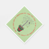 12日のクリスマスパラトリッジの梨の木 スタンダードランチョンナプキン (角)